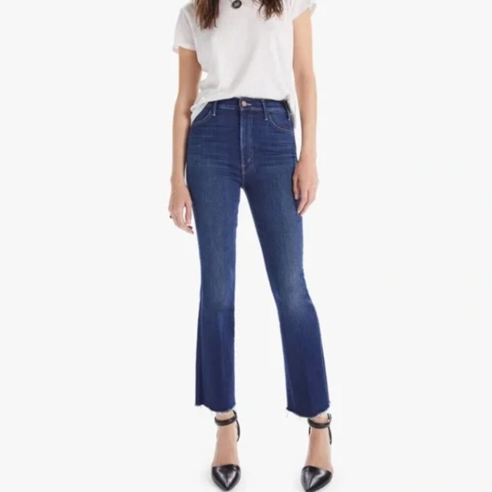 MOTHER Hustle Ankle Fray Jeans